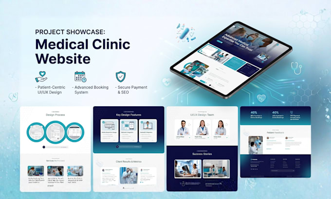 create healthcare wordpress website and clinic website booking