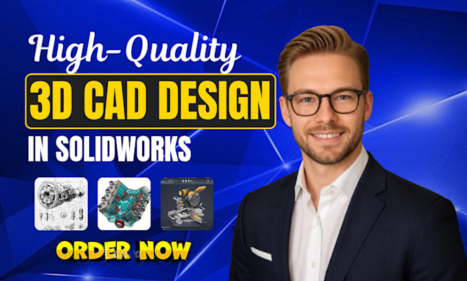 do professional 3d cad design, product design and mechanical cad modeling