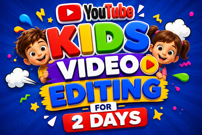 professionally edit kids youtube videos with fun effects