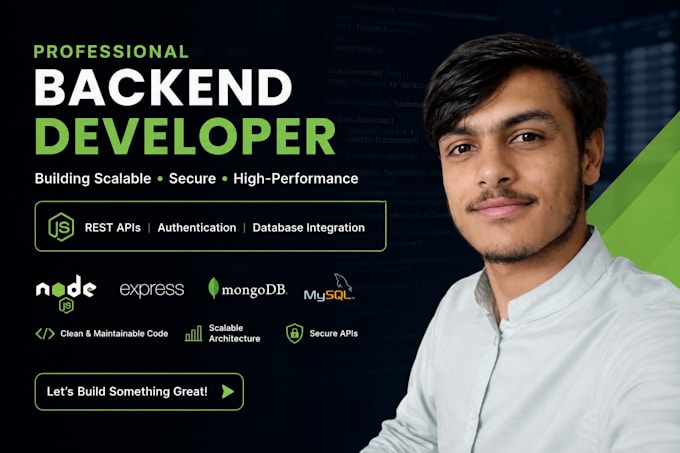 develop a secure nodejs backend rest API