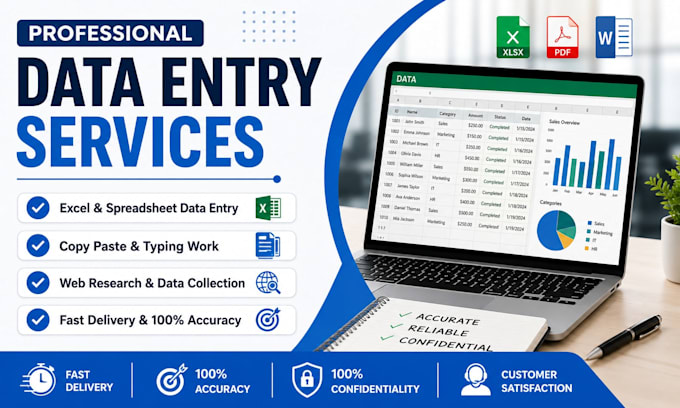 provide fast and accurate data entry services