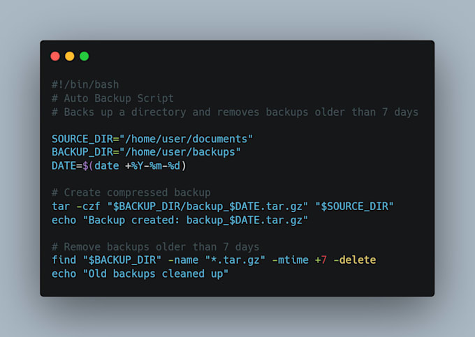 write bash scripts to automate your linux tasks