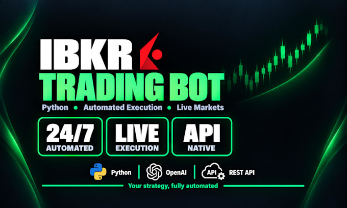 build an ibkr API trading bot using interactive brokers