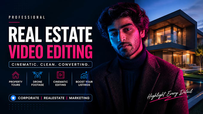 do real estate and corporate video editing