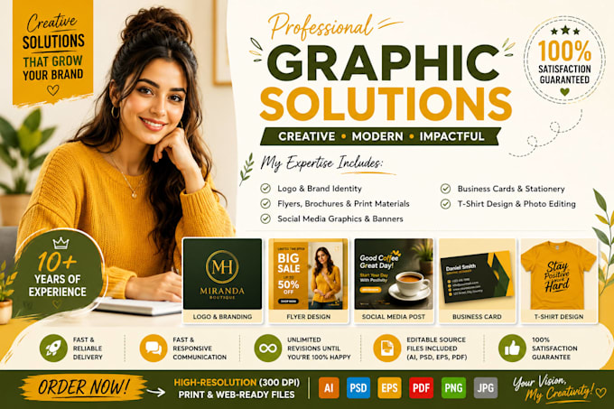 do any graphic design in photoshop, illustrator and canva