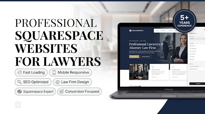 build a high converting squarespace website for lawyers that attracts clients