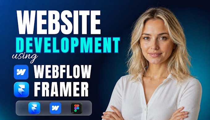 design and develop your saas or startup website in webflow or framer