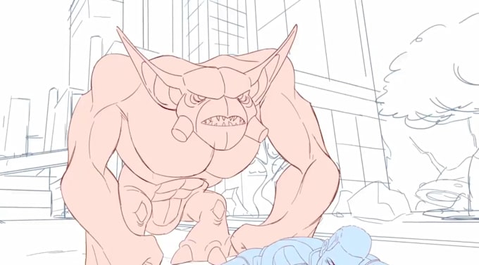 create hand drawn traditional 2d frame by frame animation, 2d traditional video