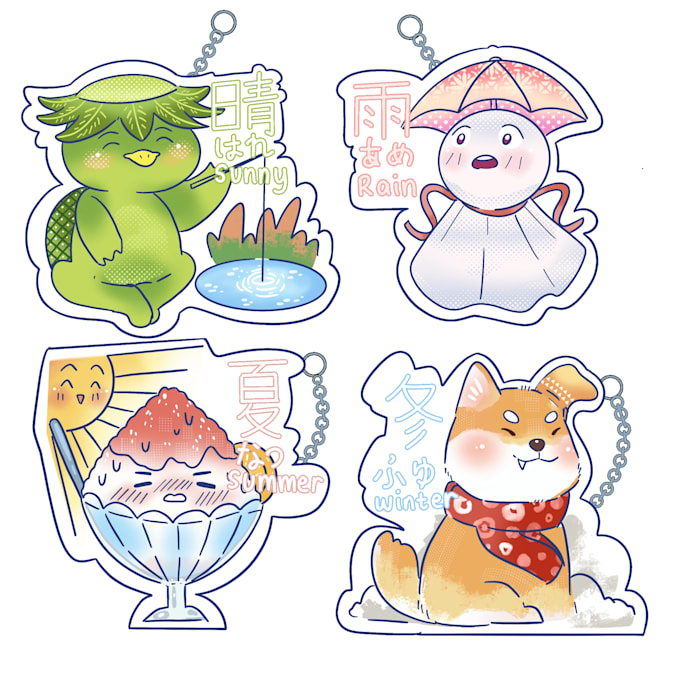 do digital merchandise art with unique artstyle