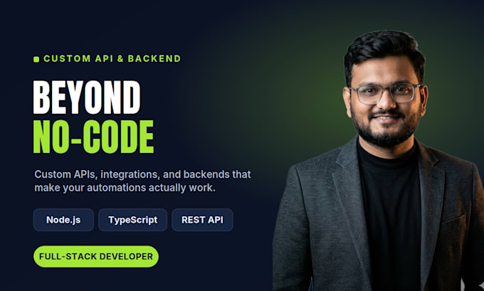 build custom api integrations and backend for your automations