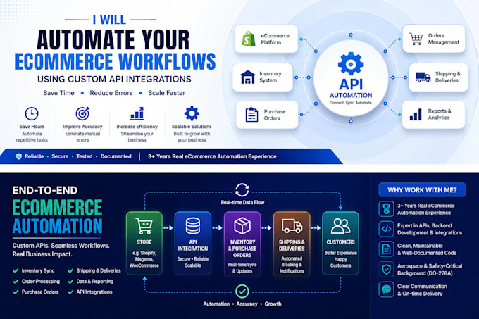 automate your ecommerce business workflows using apis