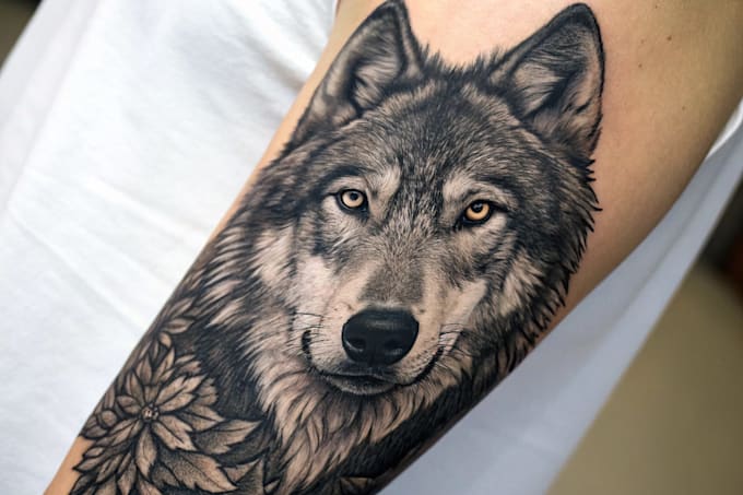create a tattoo design of tattoo sleeve