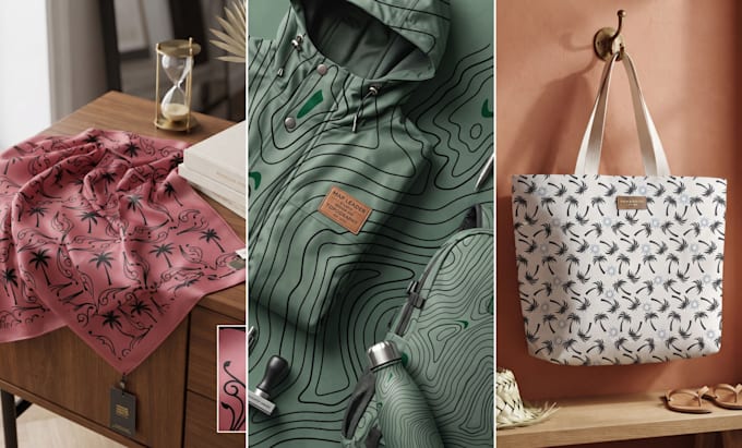 design a seamless pattern and an all over print for your clothing