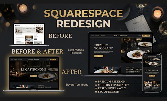 redesign squarespace website edit squarespace revamp squarespace website update