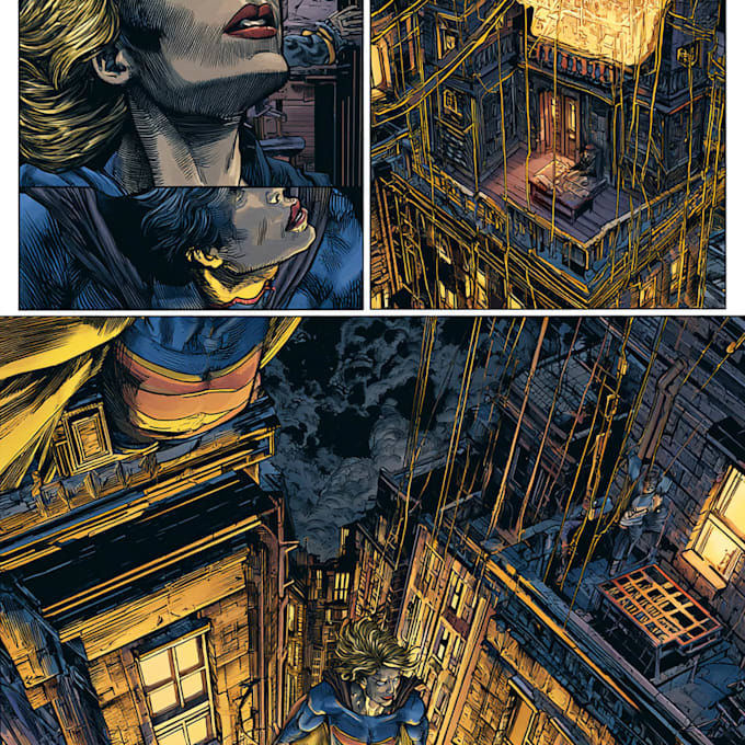 comic book illustration with comic book illustrator