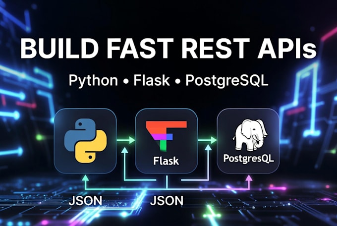 build a rest API with python flask and postgresql