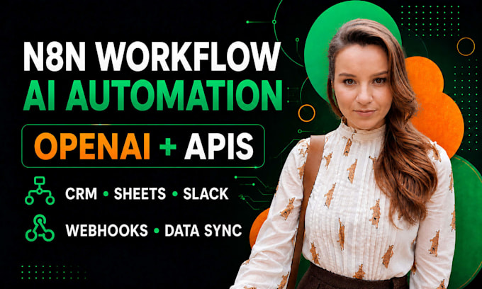 build n8n workflow automation with openai, apis and webhooks