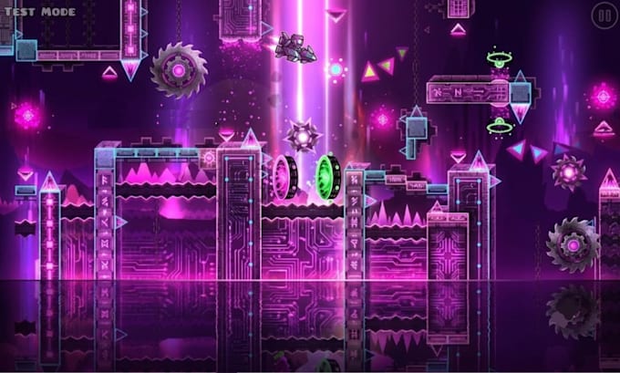 decorate your geometry dash layout featuring rated levels