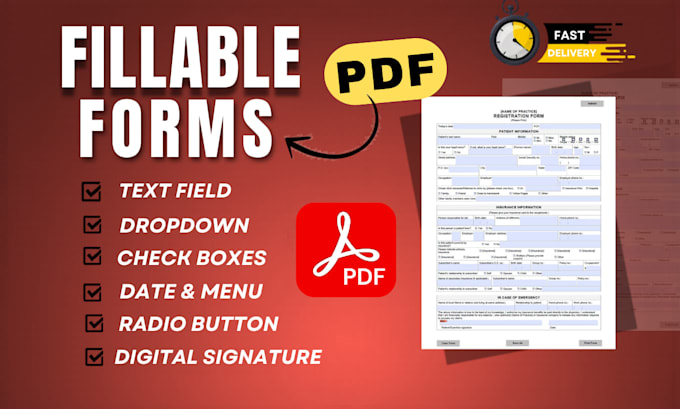 create dynamic fillable PDF forms and editable documents