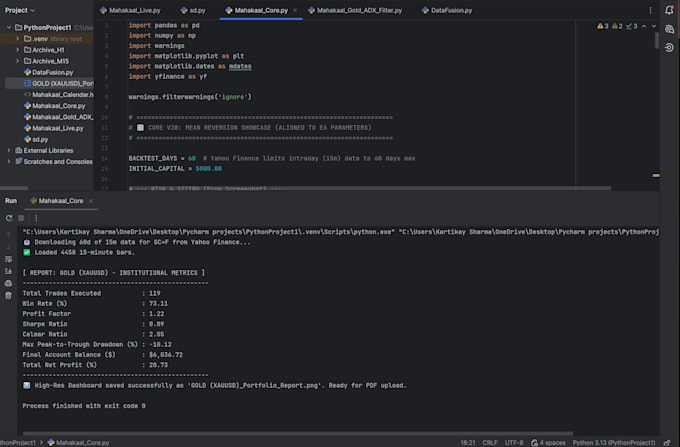 backtest your algorithmic trading strategy in python