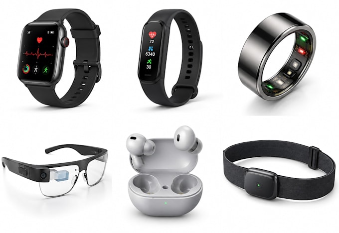 wearable product smart device industrial design  consumer electronics in 3d cad