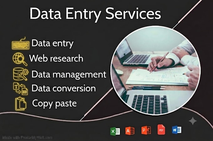 be your data entry specialist