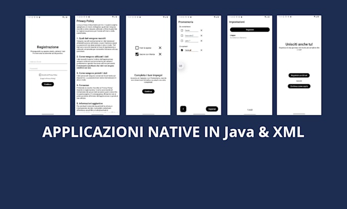develop a custom android app using java and XML