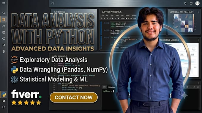 clean, analyze and visualize your data with python