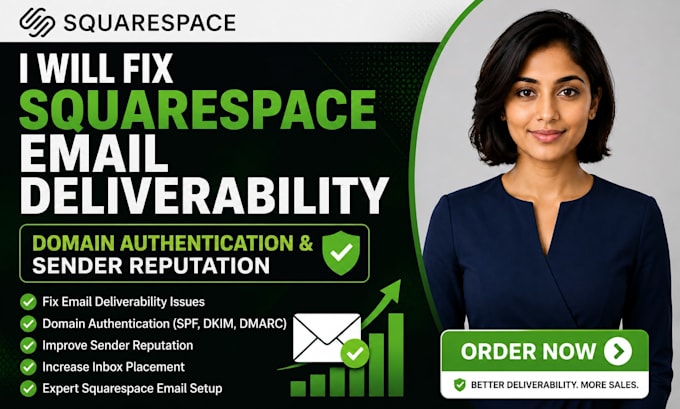 fix squarespace email deliverablity domain authentication sender reputation