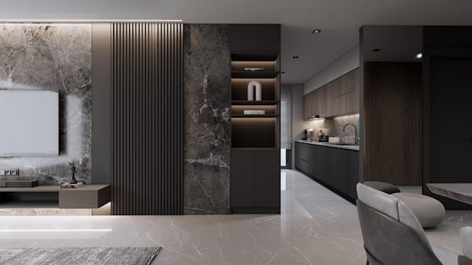 design luxury interior 3d renders and visualization