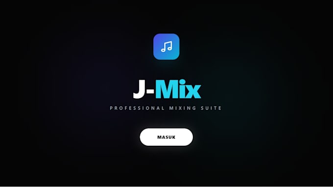 create a web app for ai audio mixing