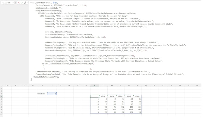 create complex excel formulas and sheets