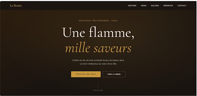create a modern landing page for your business