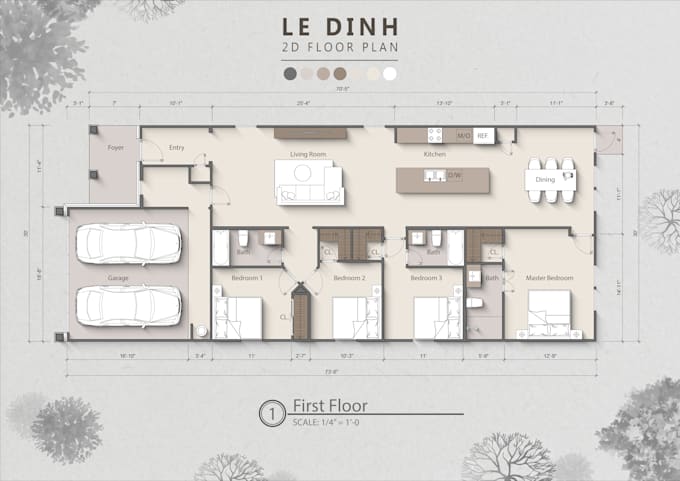 draw professional 2d and 3d real estate floor plans
