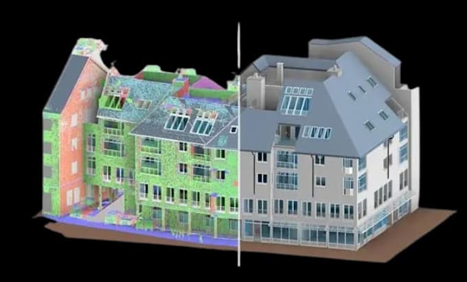 convert laser scan and point cloud to accurate revit bim models