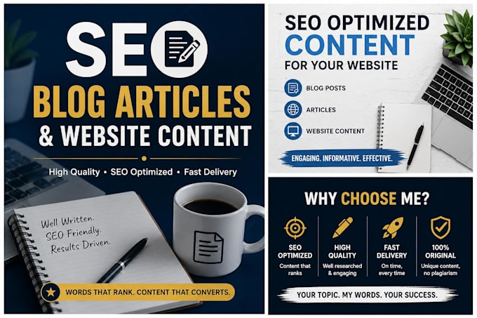 seo blog articles and website content writing