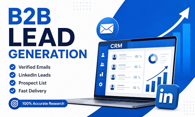 do b2b lead generation with verified email list and prospect research