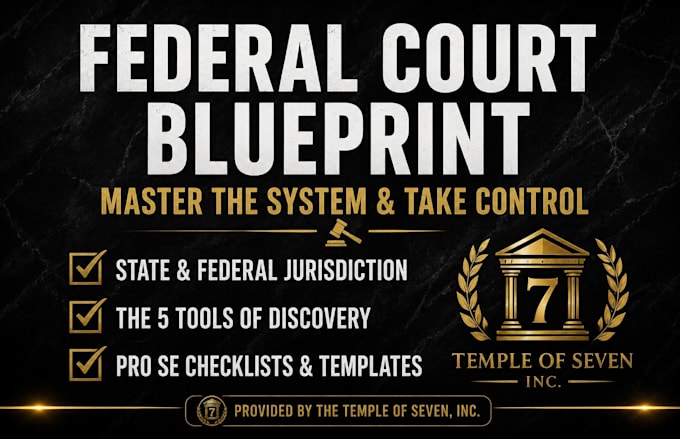 provide a master guide blueprint on navigating the federal court system