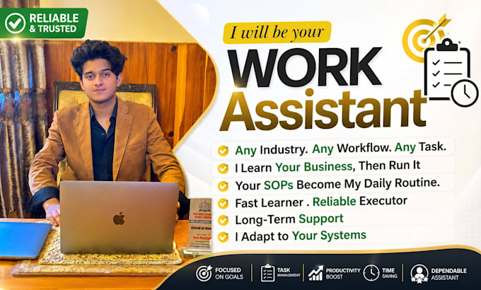 be your work assistant, digital assistant, online assistant