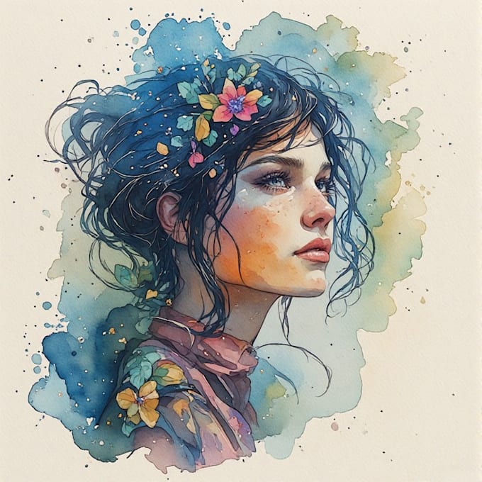 draw a watercolor illustration