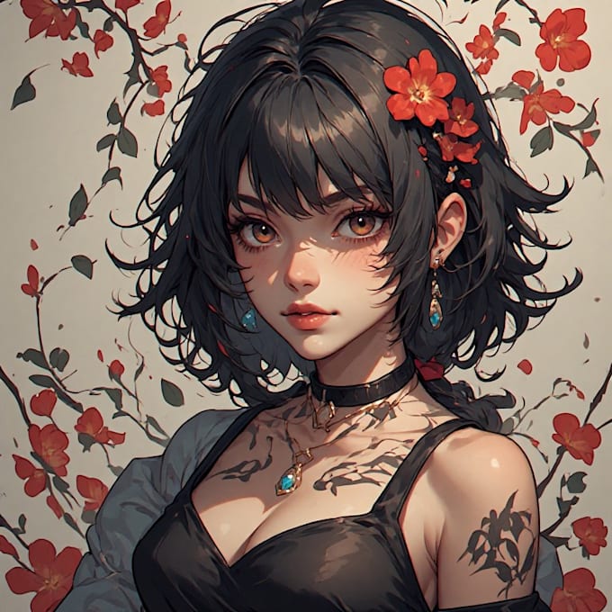 create american traditional tattoo style design
