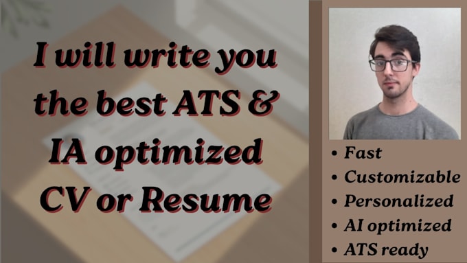 create a custom CV or resume for your dreamed job
