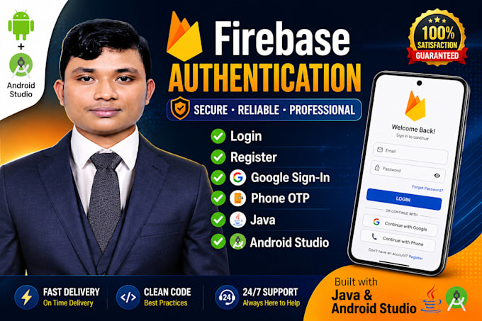 integrate firebase authentication in your android app