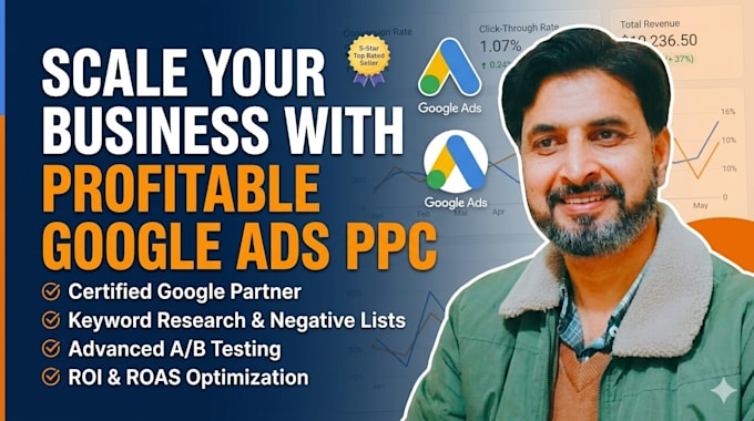 setup and optimize profitable google ads PPC campaigns