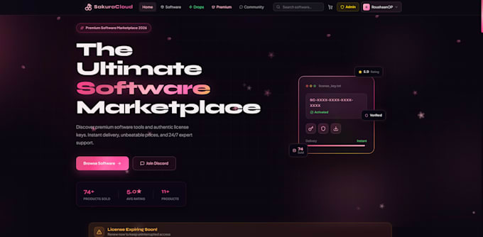 create responsive frontend and backend websites