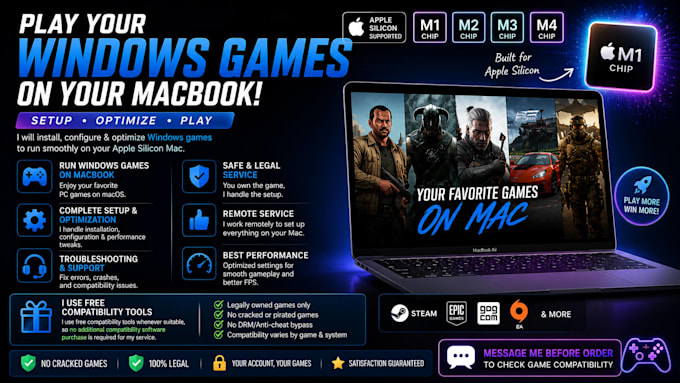 make windows games run on your mac