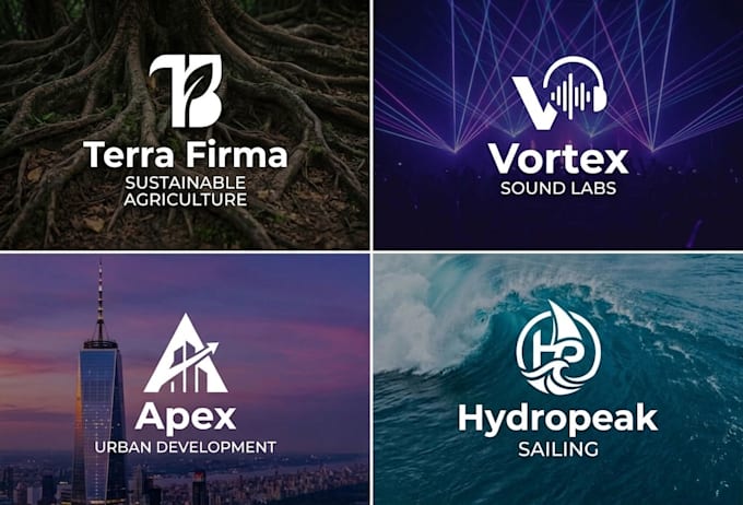 do modern minimalist logo design and redesign