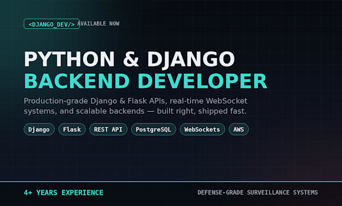 build a scalable django flask web application and backend