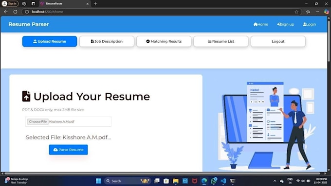 develop ai powered web applications using python and angular