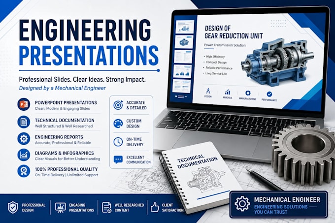 create professional engineering PPT presentation and technical documentation